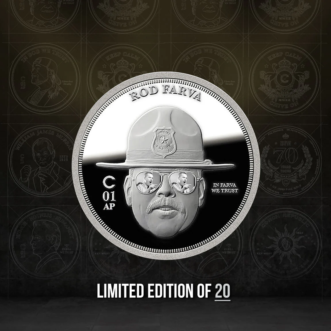 AP Altered State Police Silver Coin Set - Image 5
