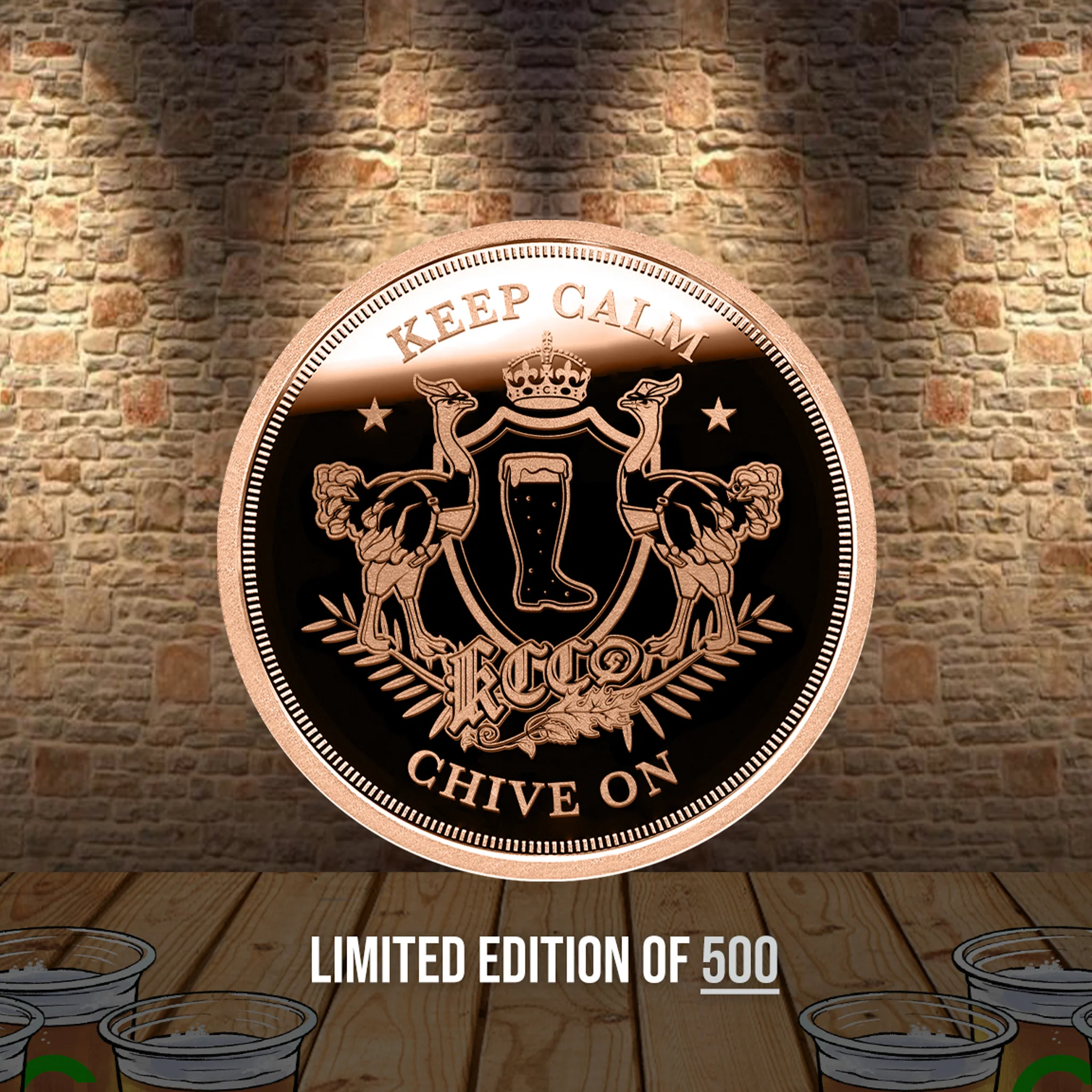 Beerfest Copper Coin 1 oz - Image 2