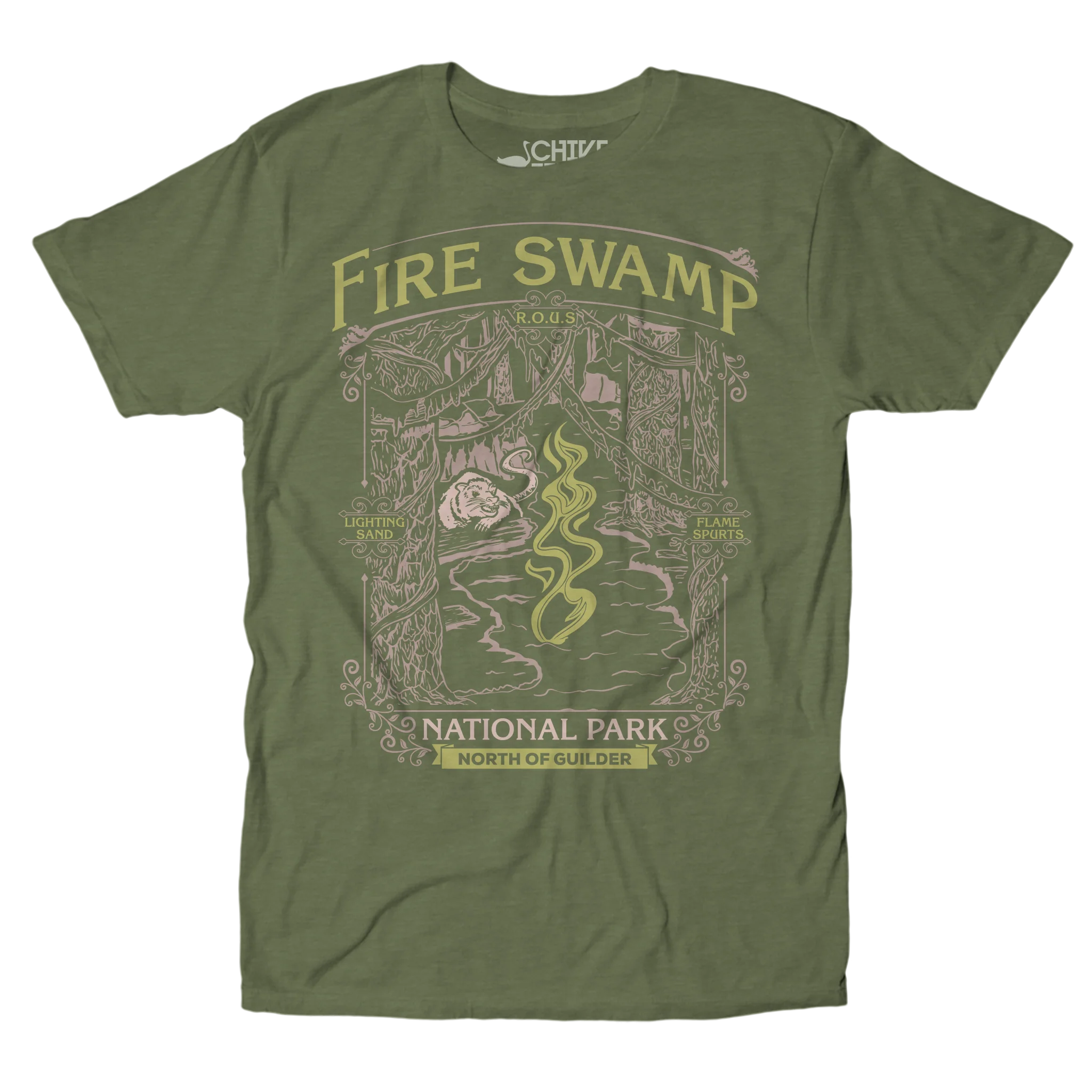 Fire Swamp Unisex Tee - Image 2