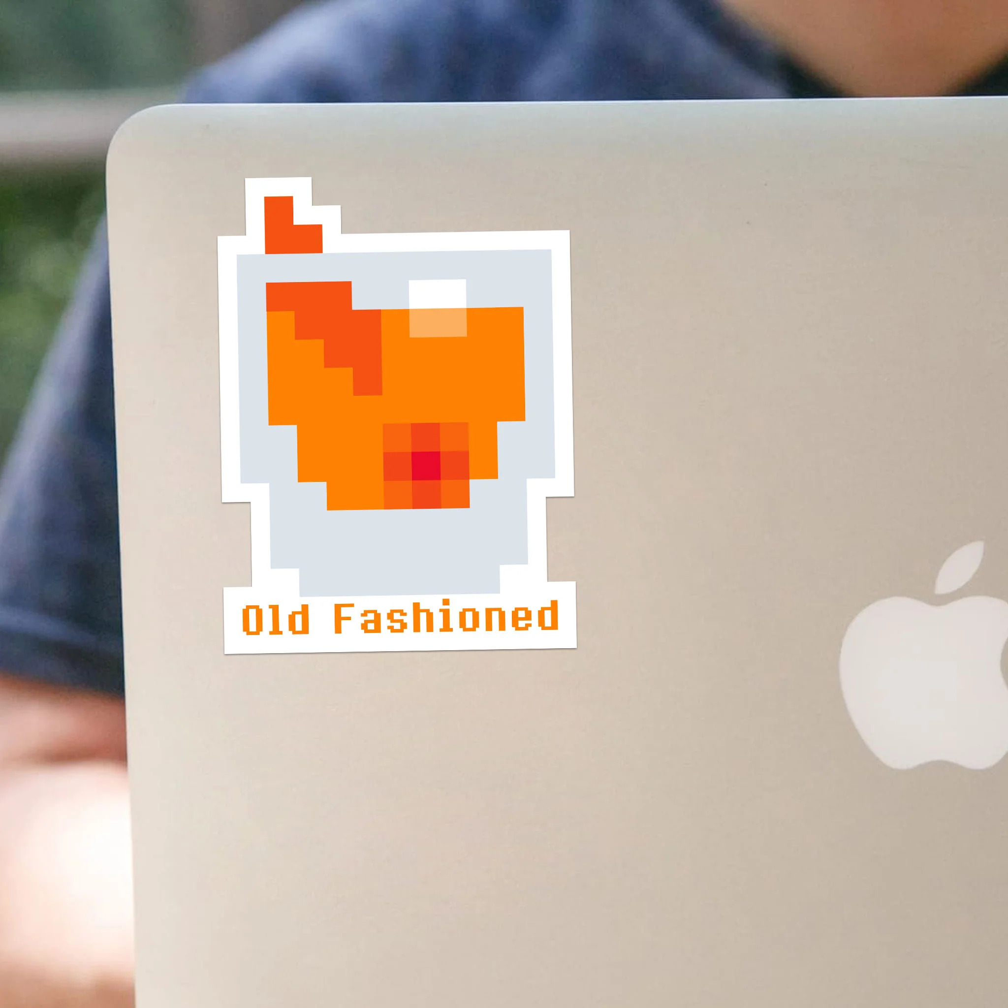 Old Fashioned 8-Bit Sticker - Image 2