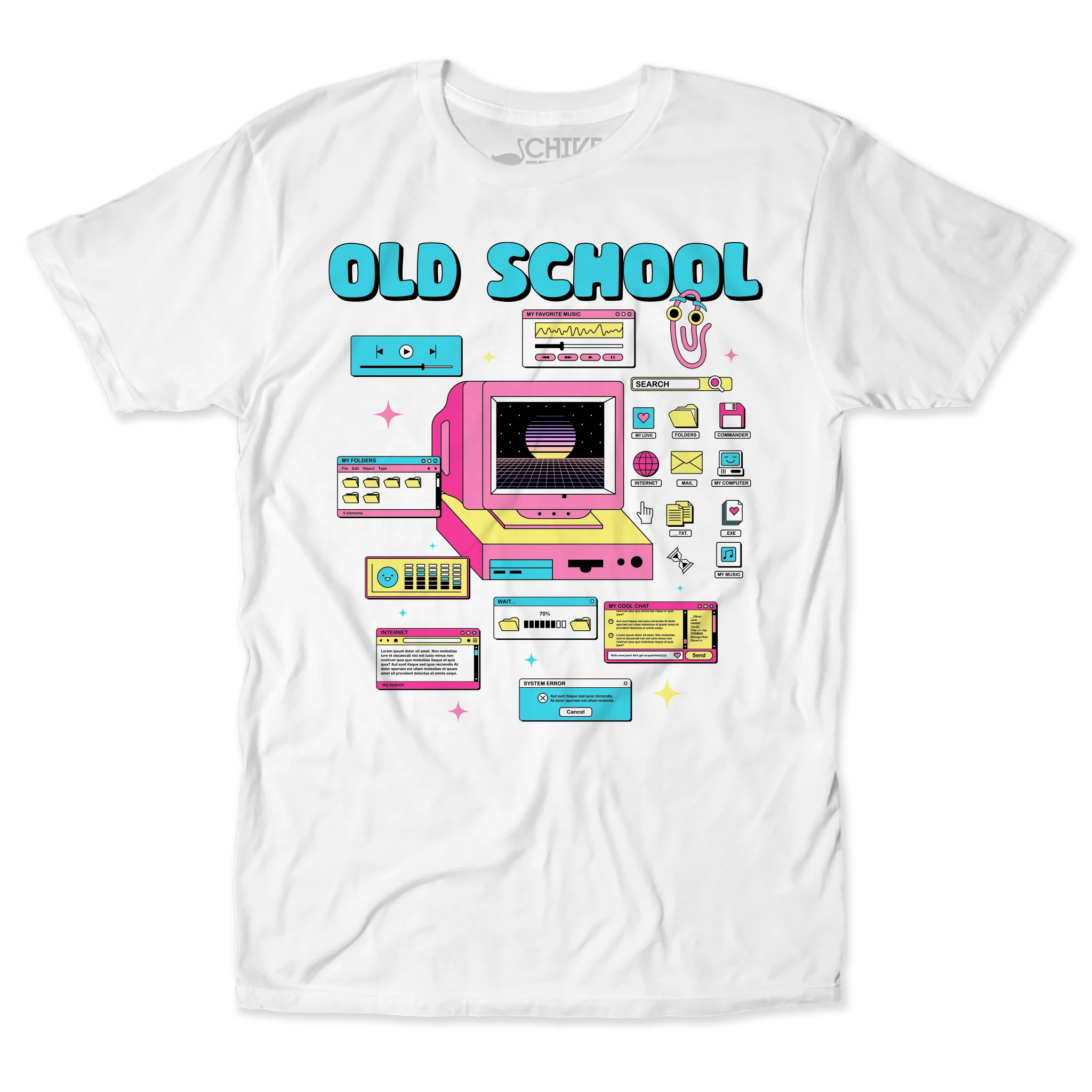 Old School Millennial Unisex Tee - Image 2