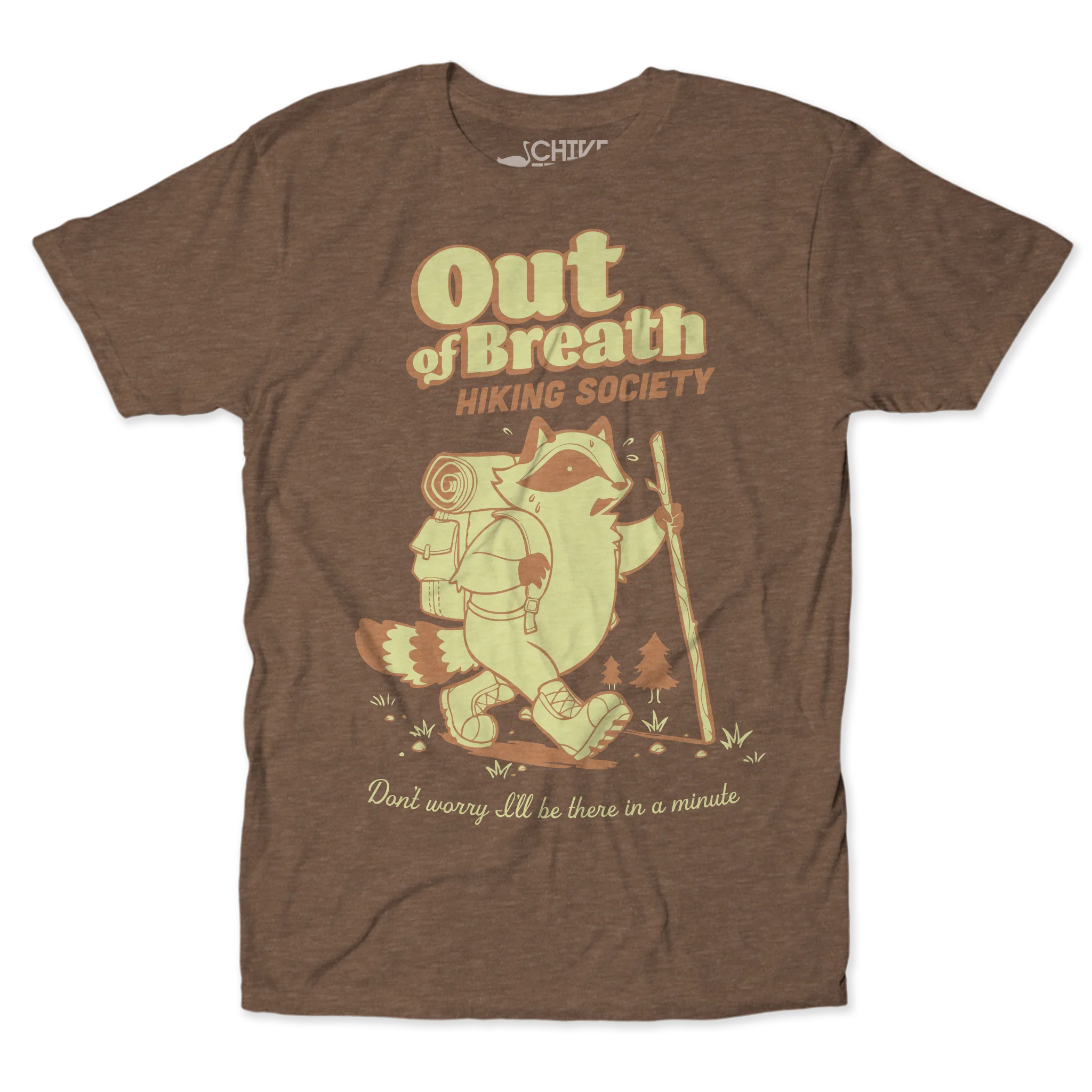Out Of Breath Hiking Society Unisex Tee - Image 2