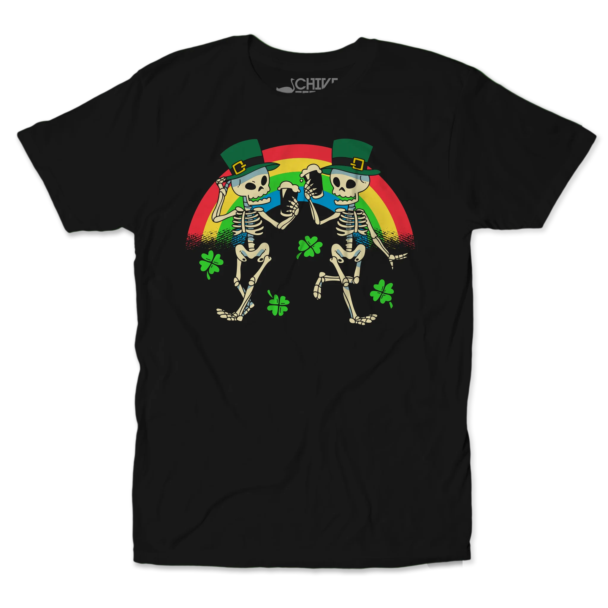 St Paddys Skeletons Unisex Tee