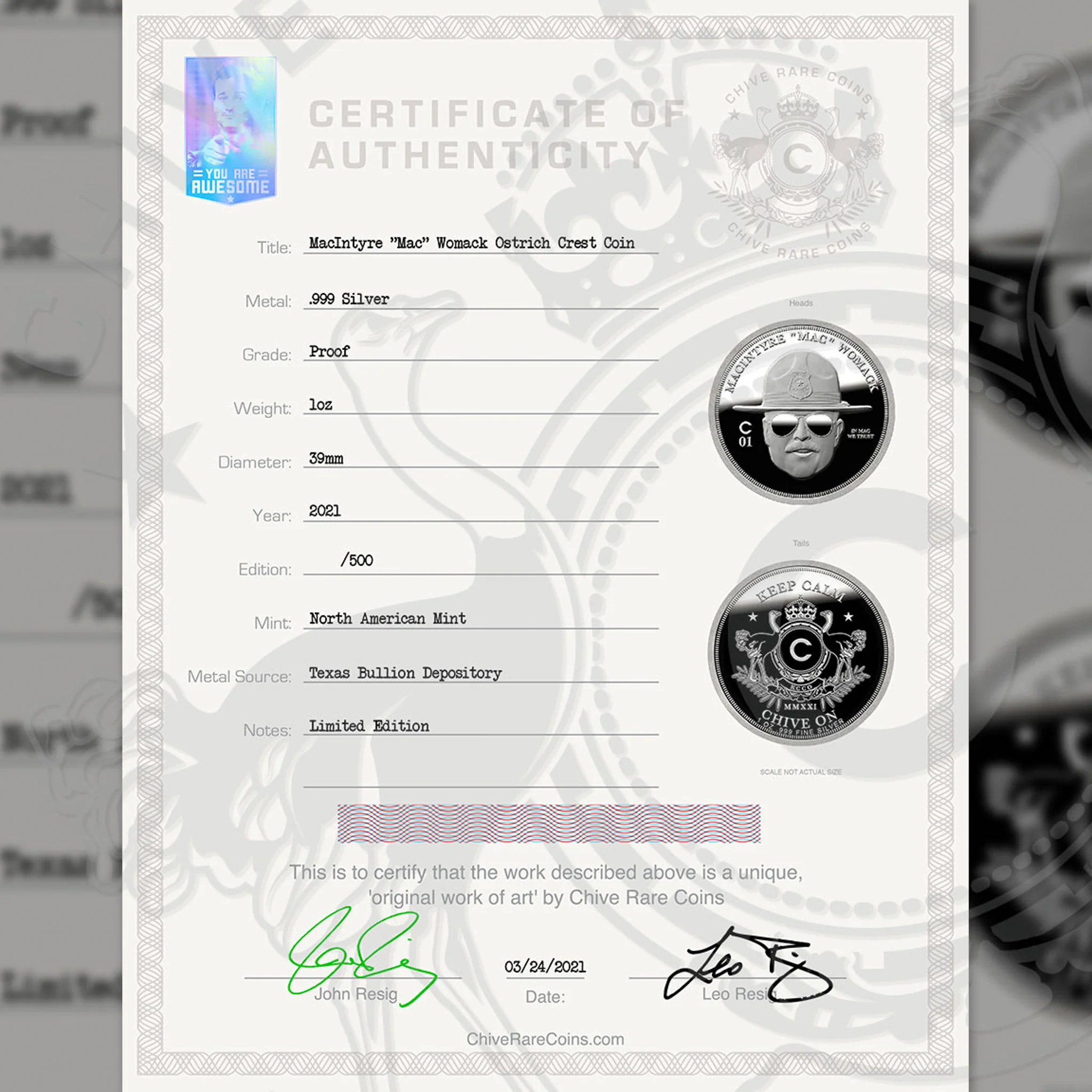Super Troopers Complete Coin Set - Image 10
