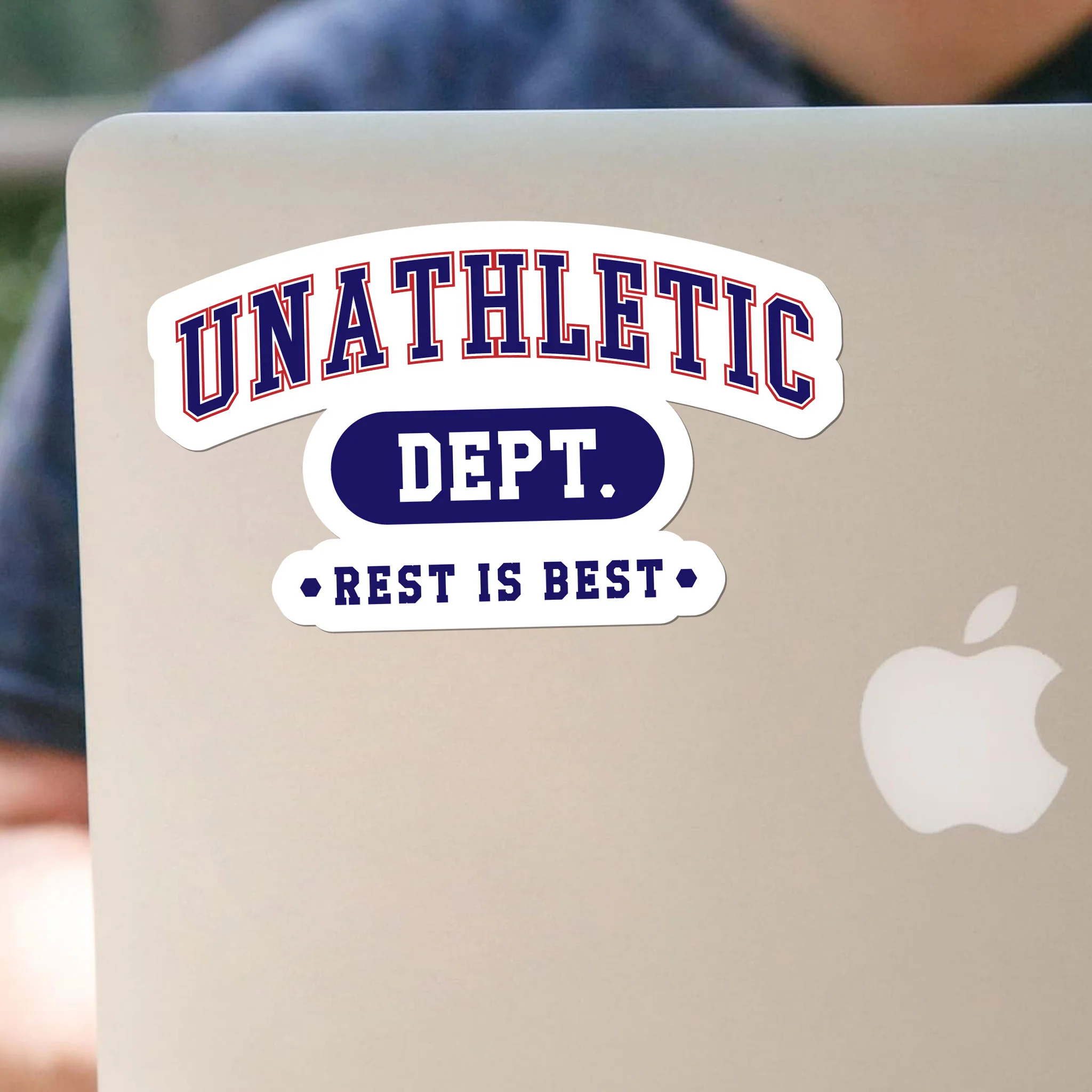 Unathletic Department Sticker - Image 2