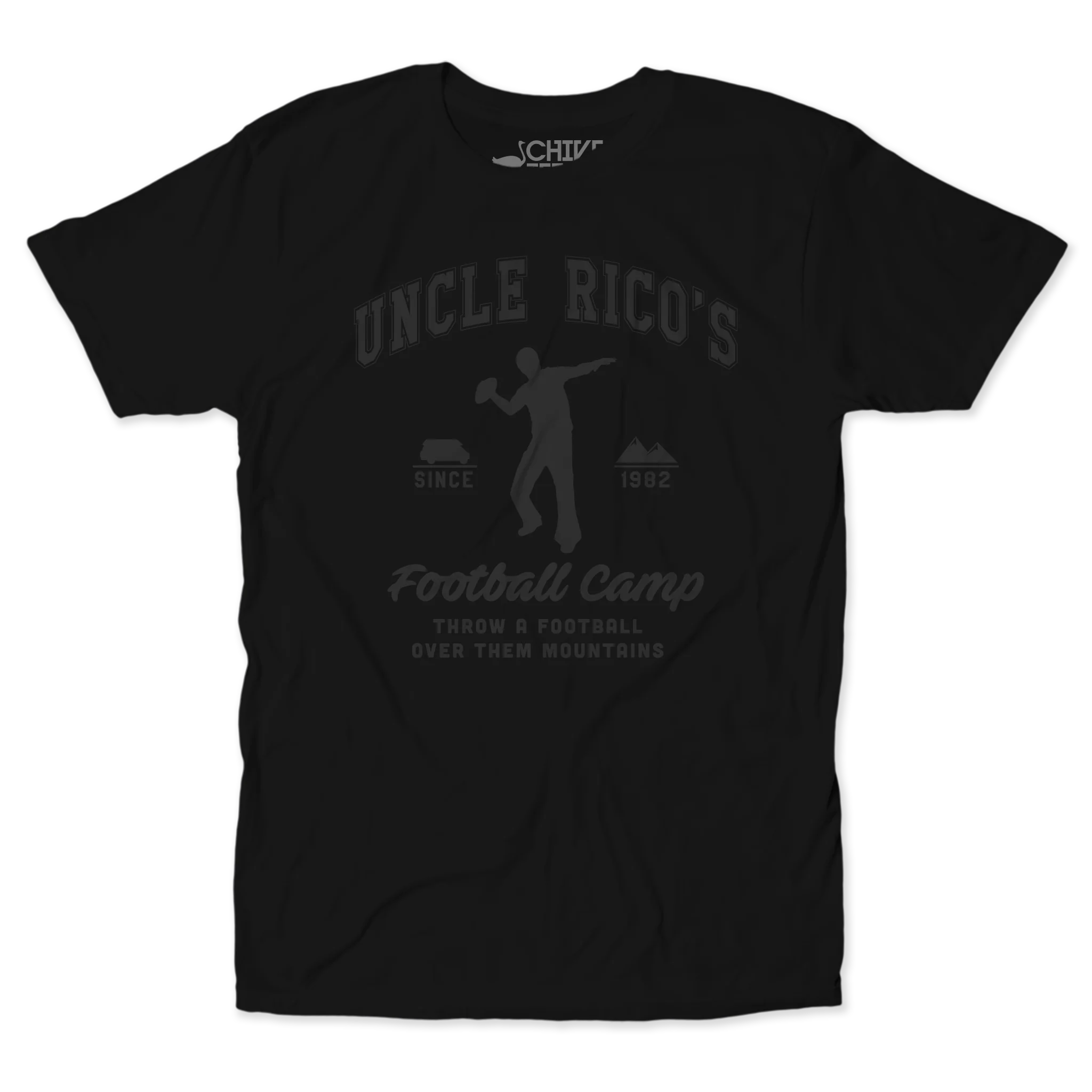 Uncle Rico's Football Camp Blackout Tee